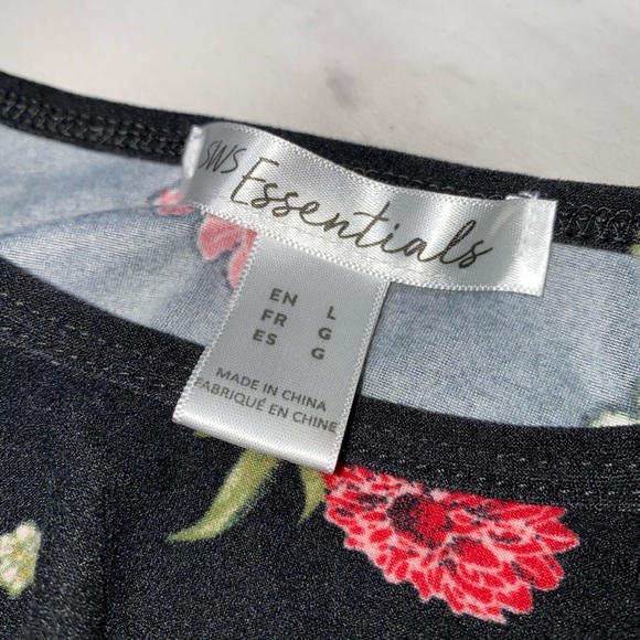 Floral Silk Crop-Top - Picture 3 of 3